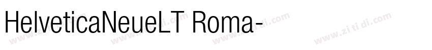 HelveticaNeueLT Roma字体转换